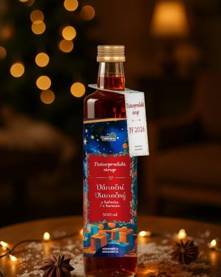 🎄✨ Vánoční sirup s kořením - chuť pravých Vánoc! ✨🎄 Představujeme vám náš speciální Vánoční sirup s šafránem a koriandrem...